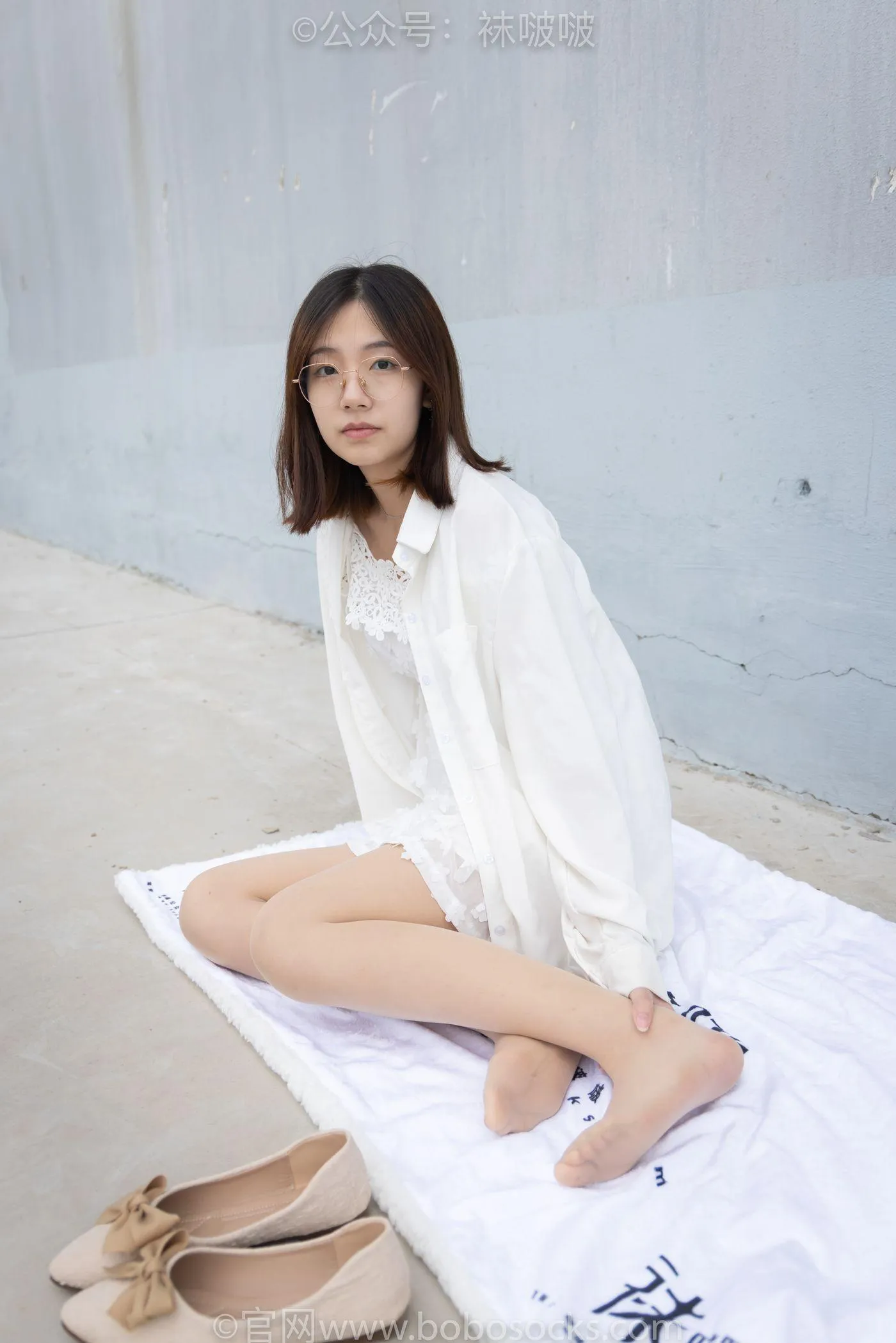 [BoBoSocks袜啵啵]NO.048 小甜豆-平底鞋、肉丝 [146P]插图9